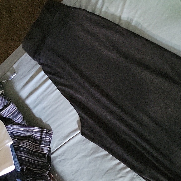 Halston Wide Leg Paper Bag Pants - Picture 2 of 6